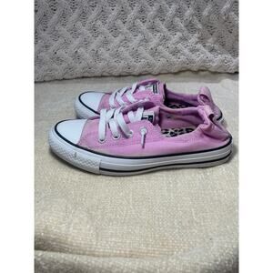CONVERSE WOMAN PINK LEOPARD SIZE 6